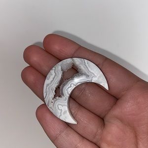 Lace agate moon